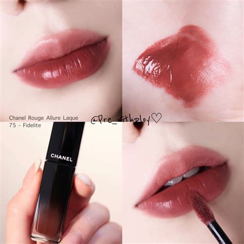 chanel allure laque 75|chanel rouge allure gloss 13.